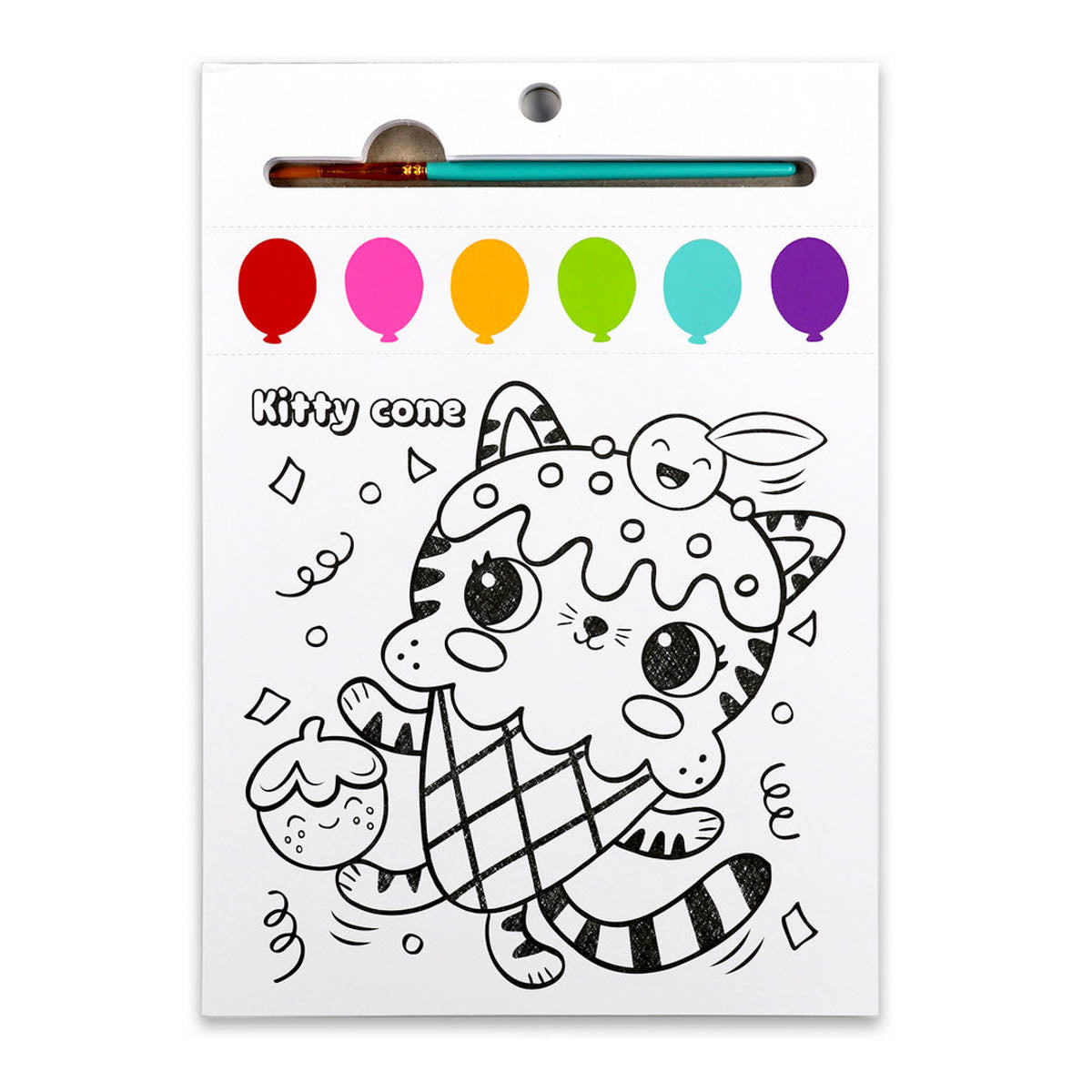 iHeartArt JR Paint Pages, Party Animals, from Bright Stripes.