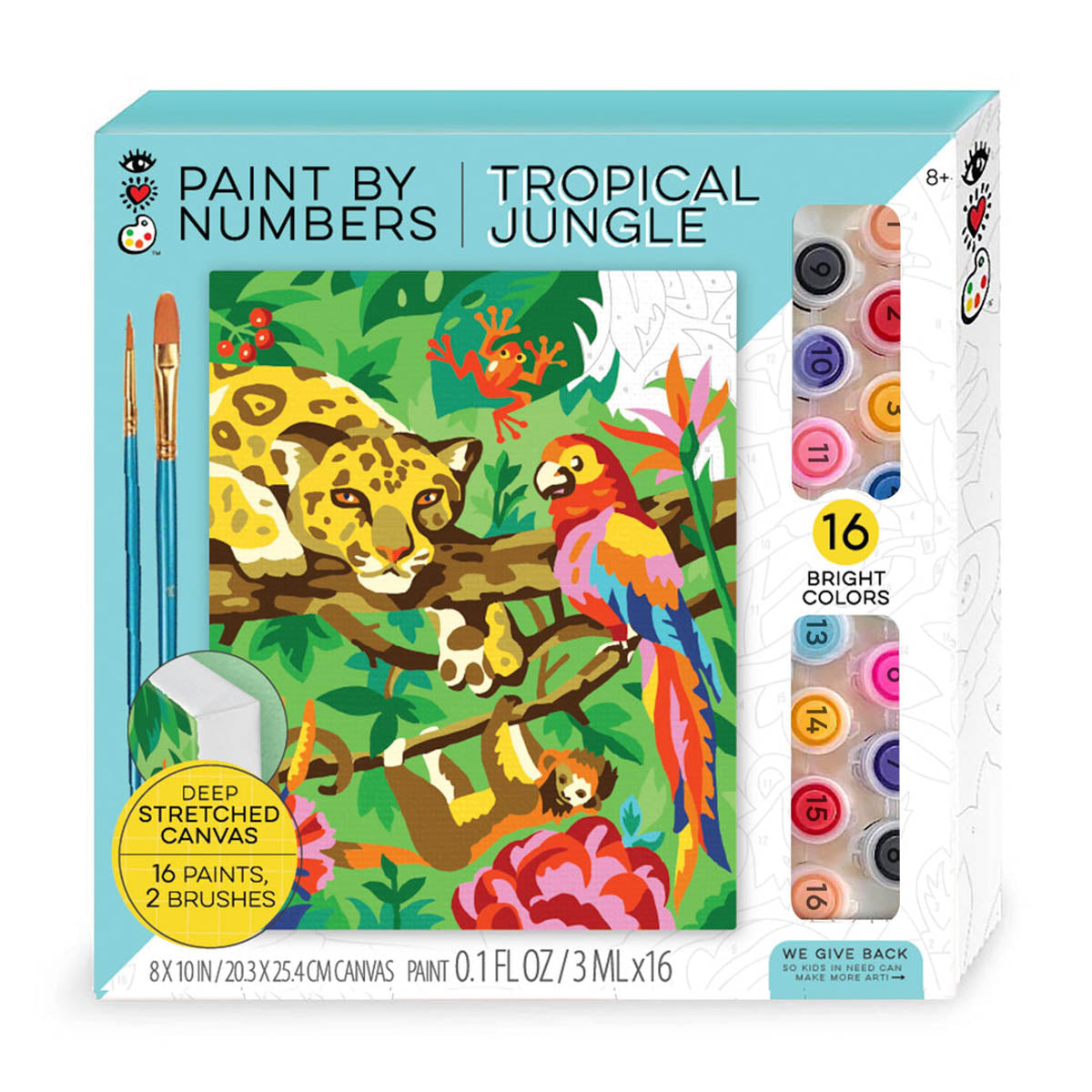 iHeartArt Paint By Numbers - Tropical Jungle