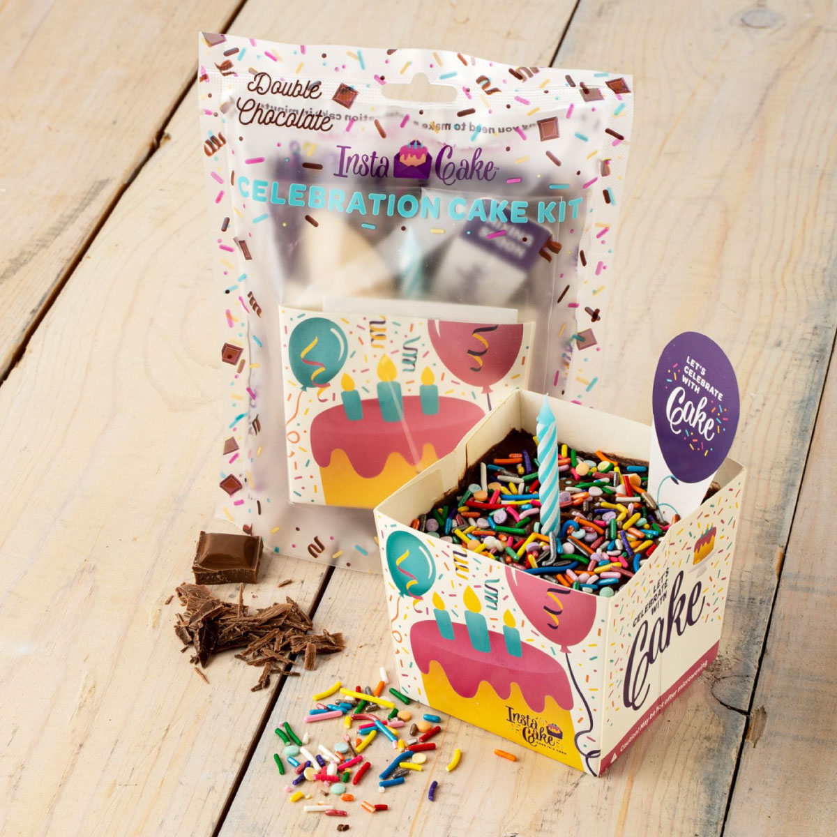 InstaCake Kit - Celebration -  Double Chocolate