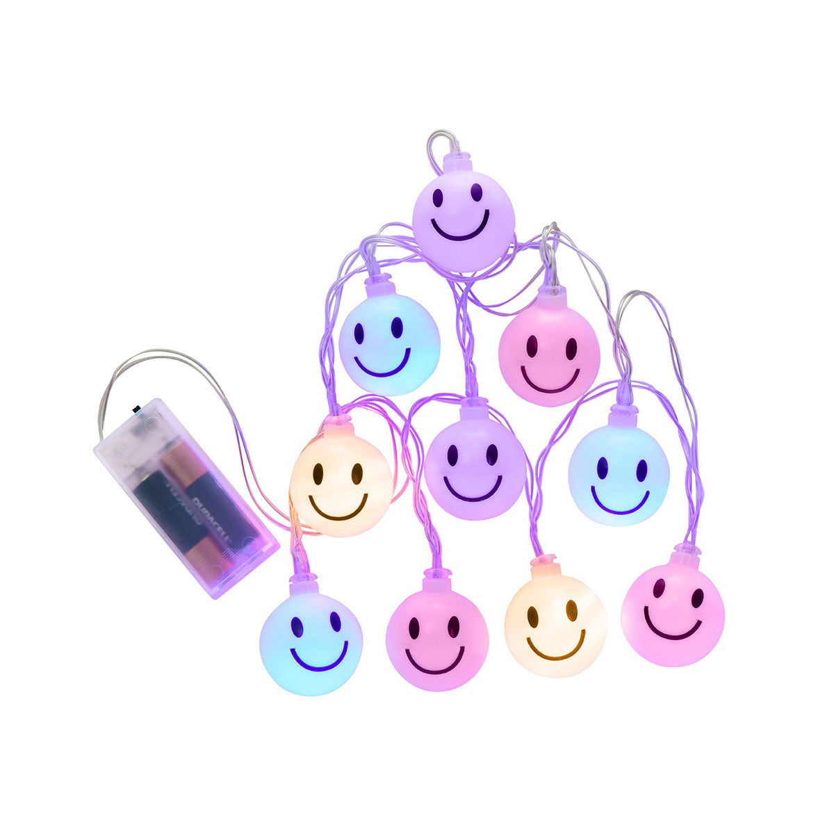 iScream Choose Happy Smiley Face String Lights