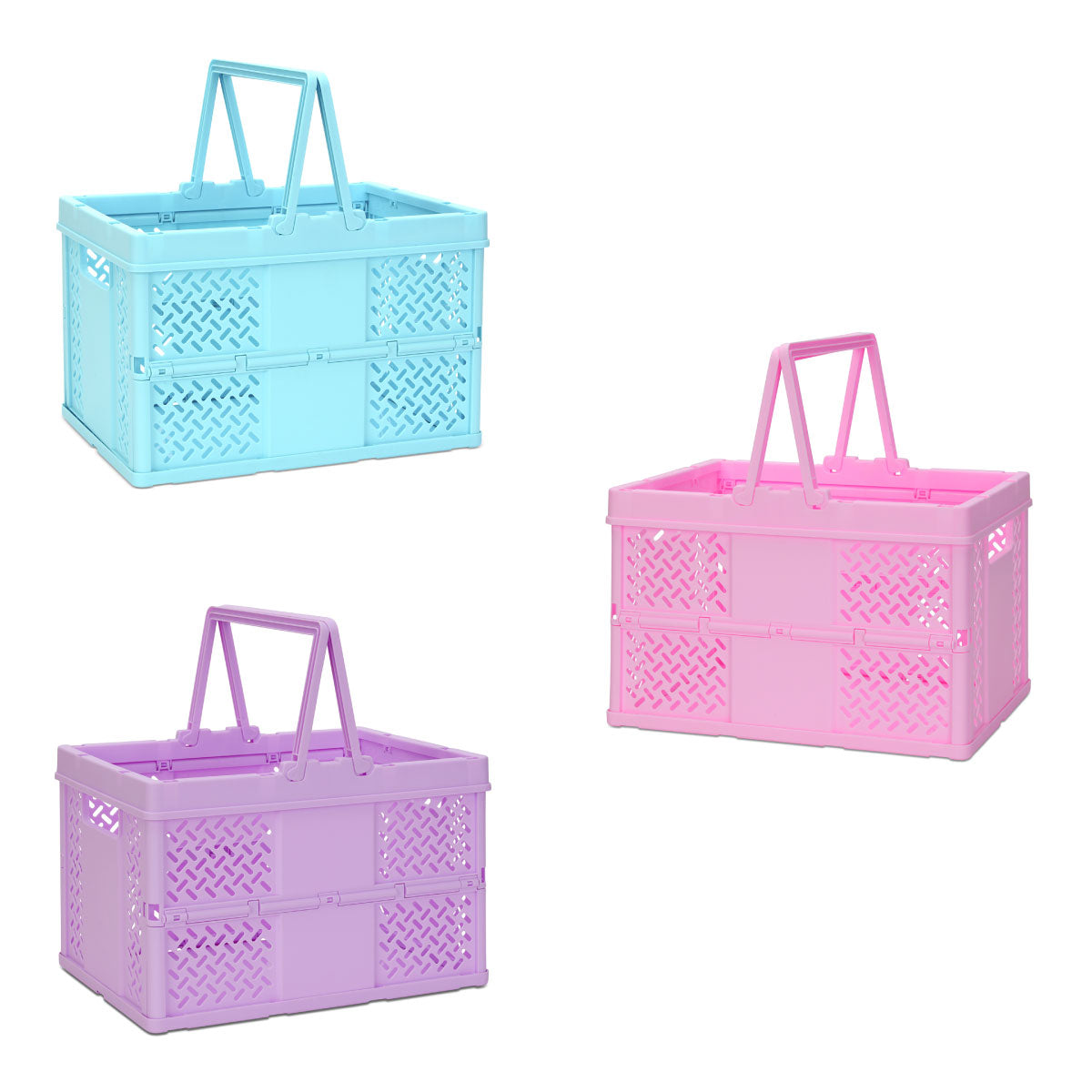 iScream Large Foldable Storage Crates