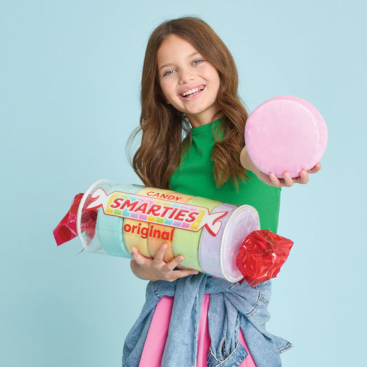 iScream Smarties Candy Package Fleece Plush