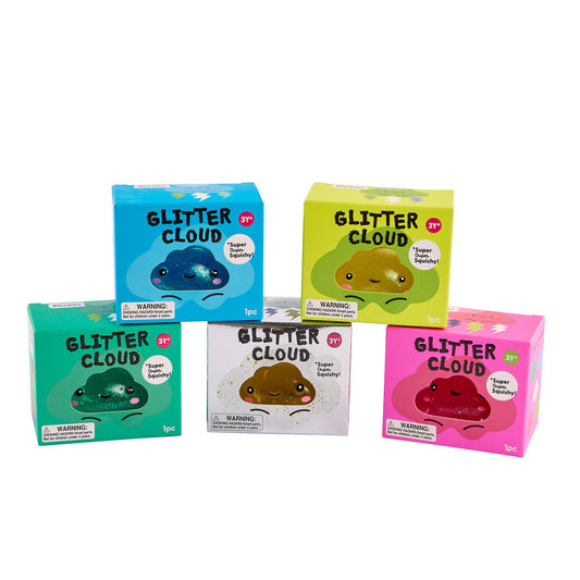 J'adore Glitter Cloud Squishy