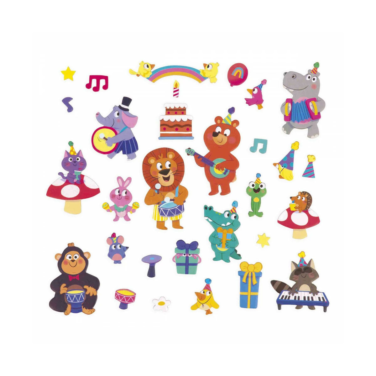 Janod MagnetiStories - Animal Party