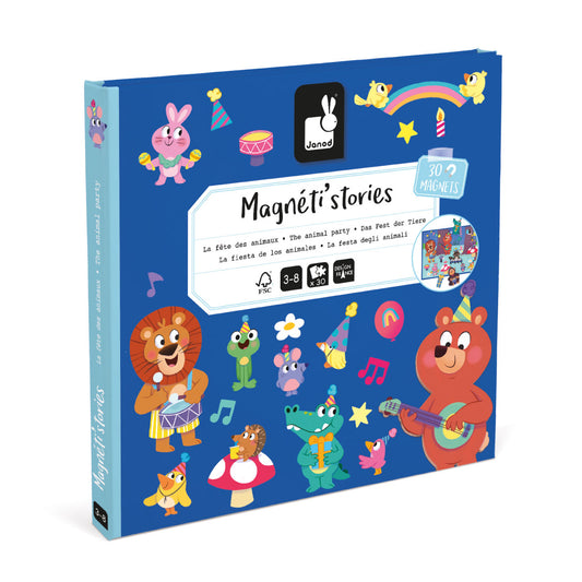 Janod MagnetiStories - Animal Party