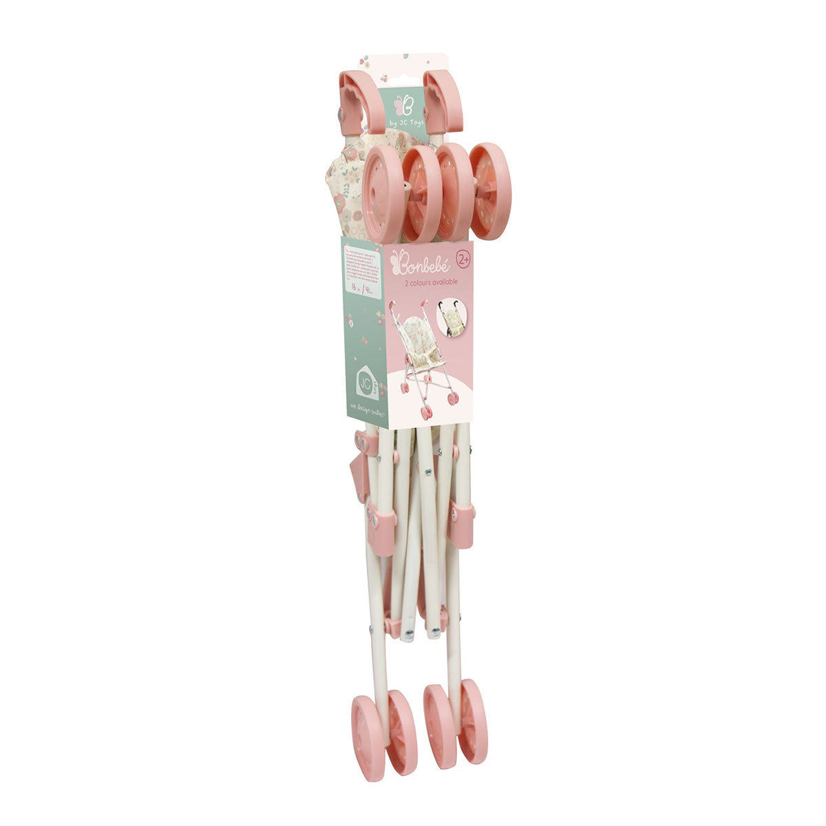 JC Toys Bonbebe Doll Umbrella Stroller - Pink