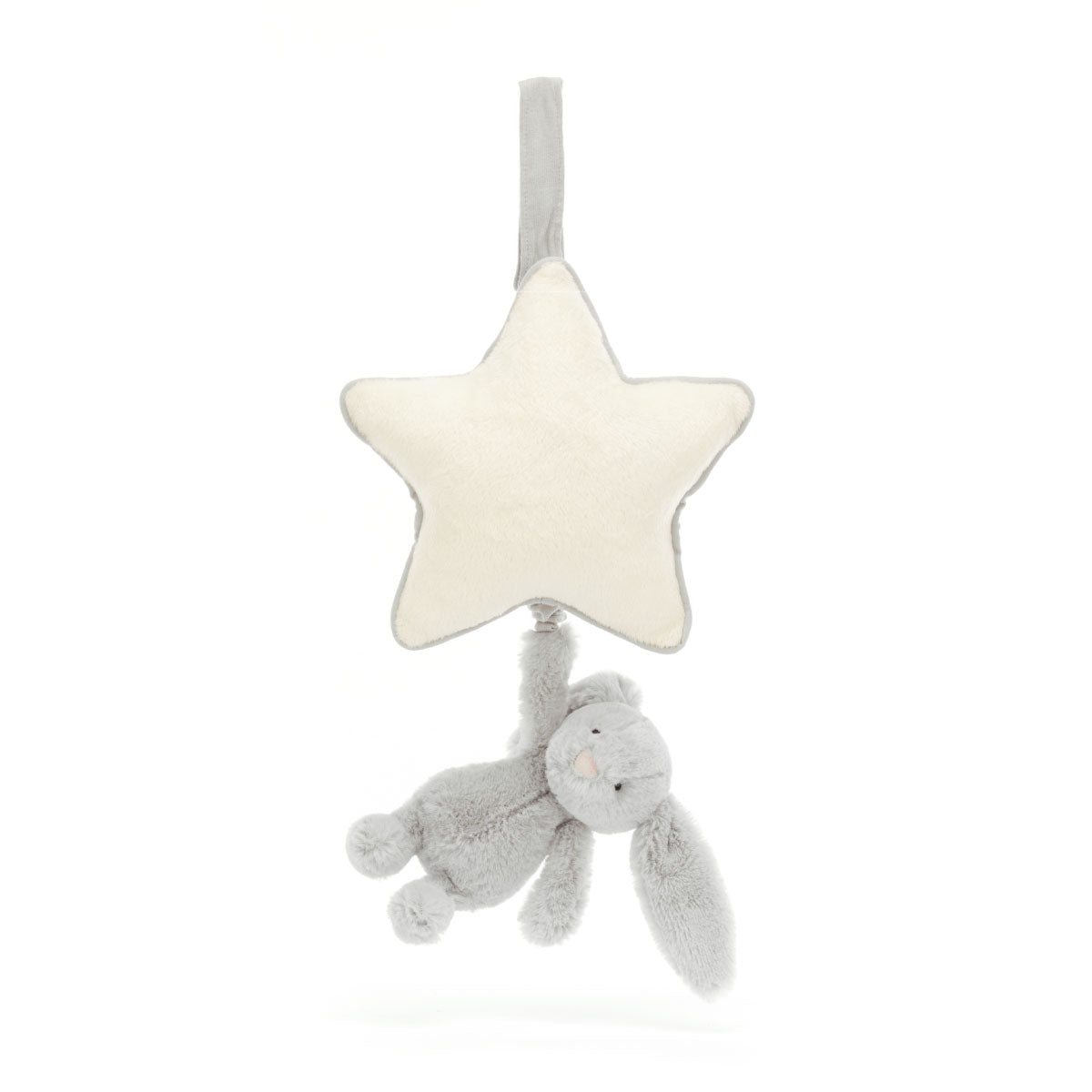 Jellycat Bashful Silver Bunny Musical Pull