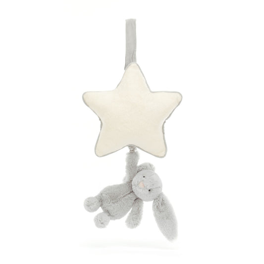 Jellycat Bashful Silver Bunny Musical Pull