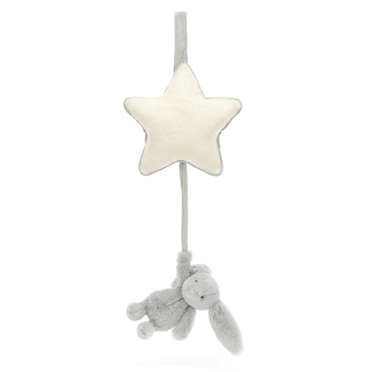 Jellycat Bashful Silver Bunny Musical Pull