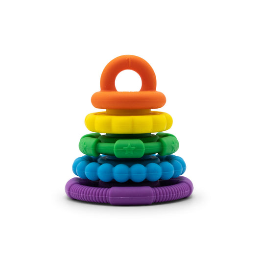 Jellystone Designs Silicone Rainbow Stacker - Bright Colors