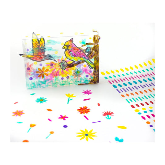 JoyJems Bird Sanctuary Sun Catcher Art Kit