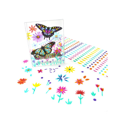 JoyJems Butterfly Paradise Sun Catcher Art Kit