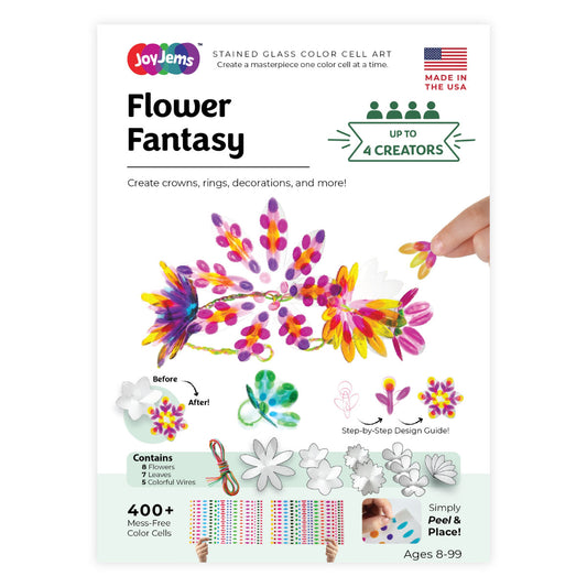 JoyJems Flower Fantasy Sun Catcher Art Kit