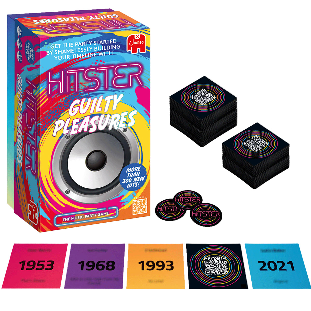 Hitster Guilty Pleasures Music Party Game