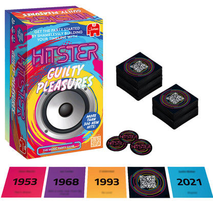 Hitster Guilty Pleasures Music Party Game
