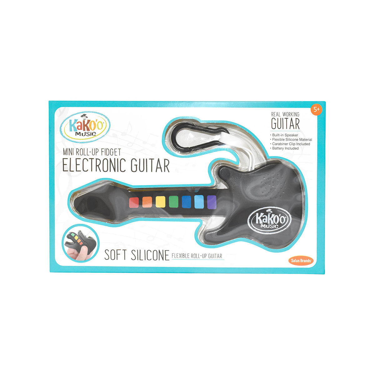 Kako'o Mini Roll-Up Musical Instrument Fidgets - Guitar 