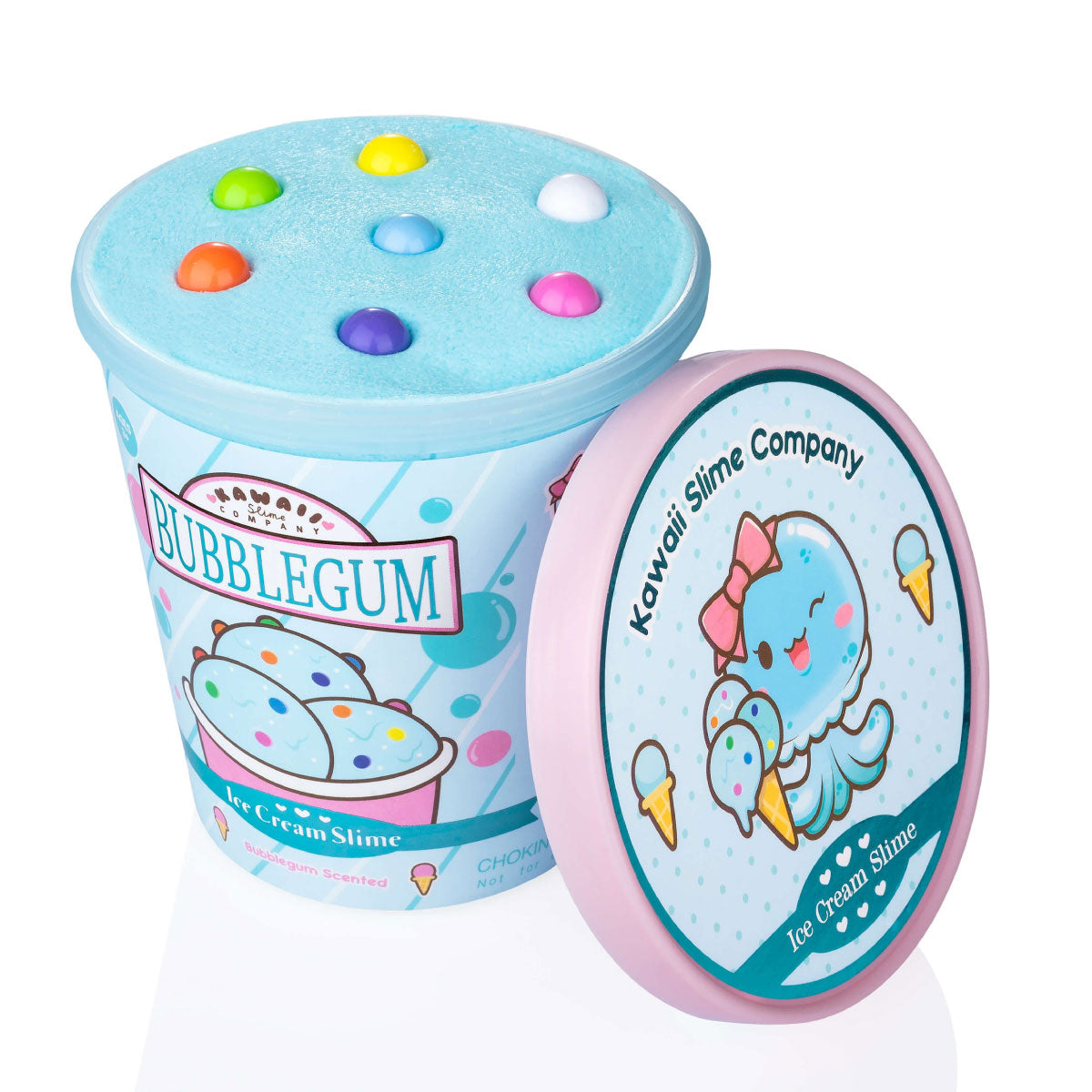 Kawaii Slime Bubblegum Scented Ice Cream Pint Slime