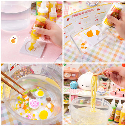 Kawaii Slime Instant Ramen Noodles Slime Science Kit