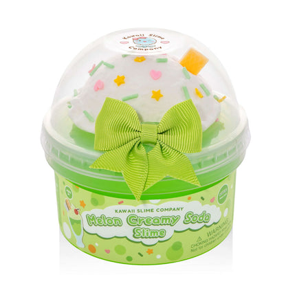 Kawaii Slime Melon Creamy Soda 2 Slimes in 1