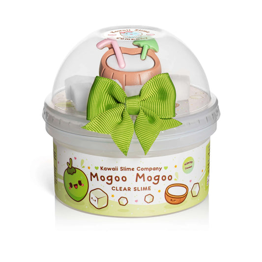 Kawaii Slime Mogoo Mogoo Coconut Jelly Cube Clear Slime