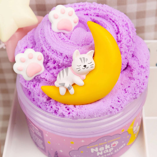 Kawaii Slime Neko Nap Cloud Creme Slime