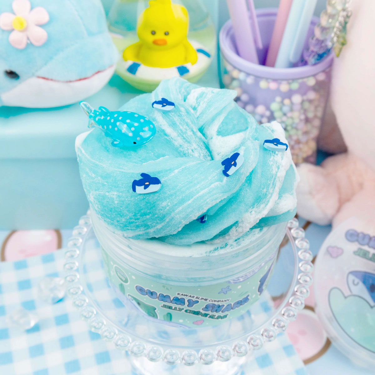 Kawaii Slime Gummy Shark Jelly Creme Slime