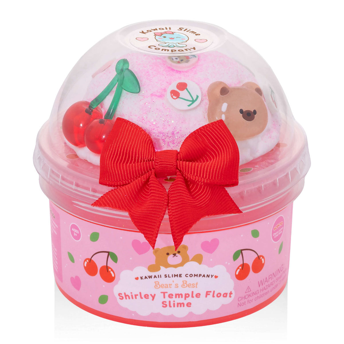 Kawaii Slime Bear’s Best Shirley Temple Float Slime