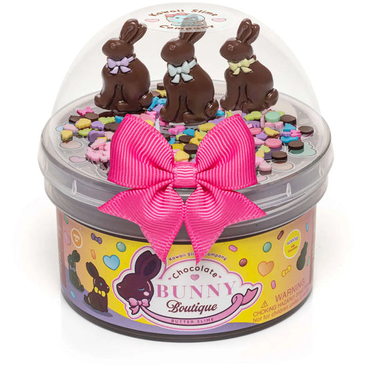 Chocolate Bunny Boutique Butter Slime - Kawaii Slime Signature Dome