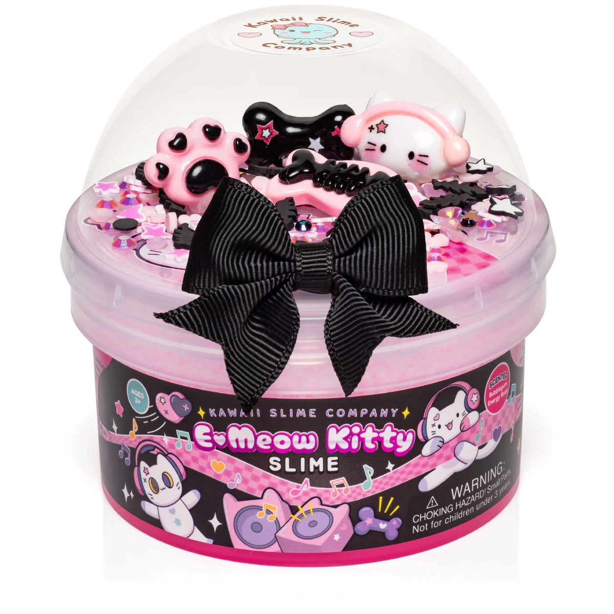 E-Meow Kitty Slime - Kawaii Slime Signature Dome