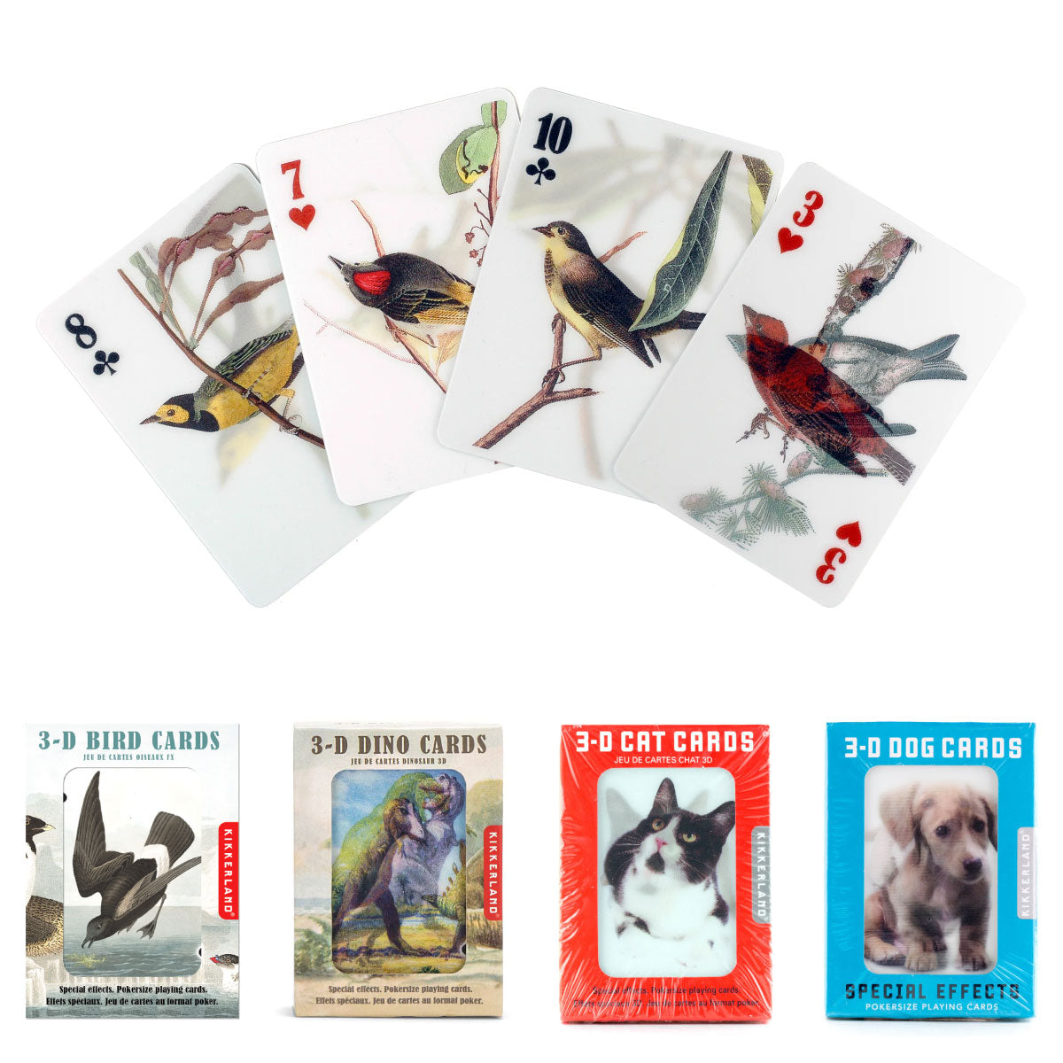 3D Lenticular Special Effects Playing Cards from Kikkerland