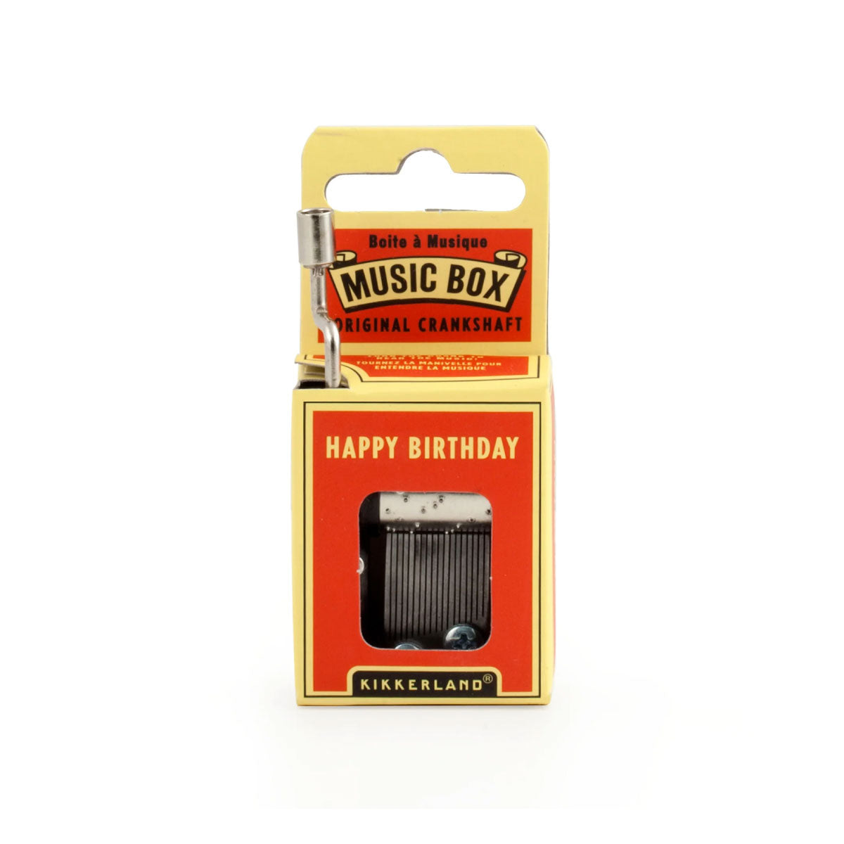 Happy Birthday Original Crankshaft Music Box from Kikkerland