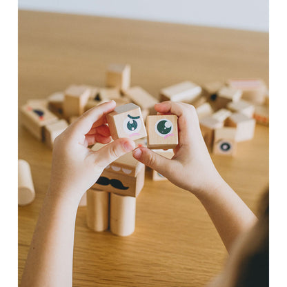 Kipod Expressions 50 Wooden Blocks Set