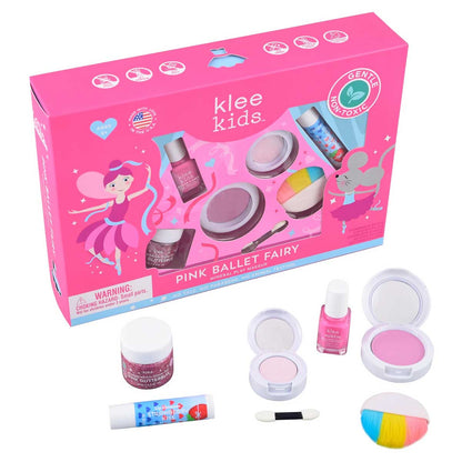 Klee Kids Pink Ballet Fairy Mineral Play Makeup Kit