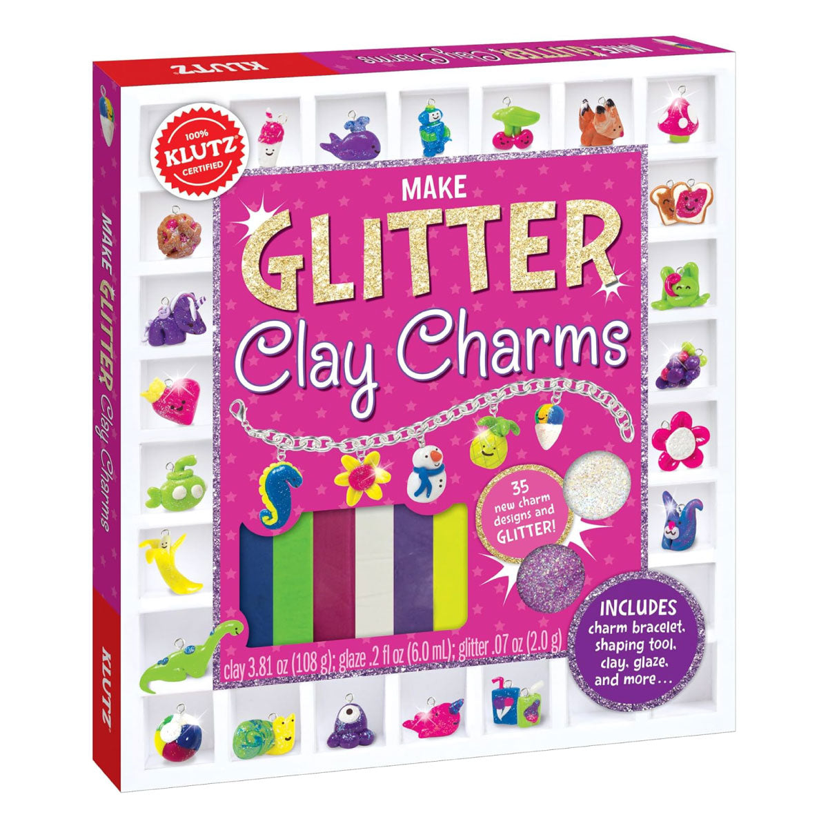 Klutz Make Glitter Clay Charms