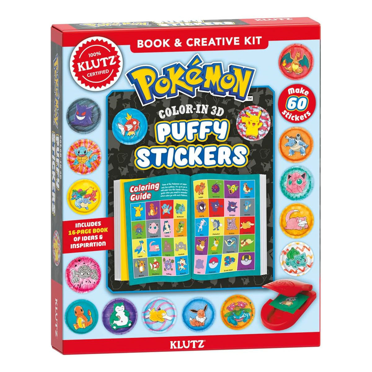 Klutz Pokemon Color-In 3D Stickers