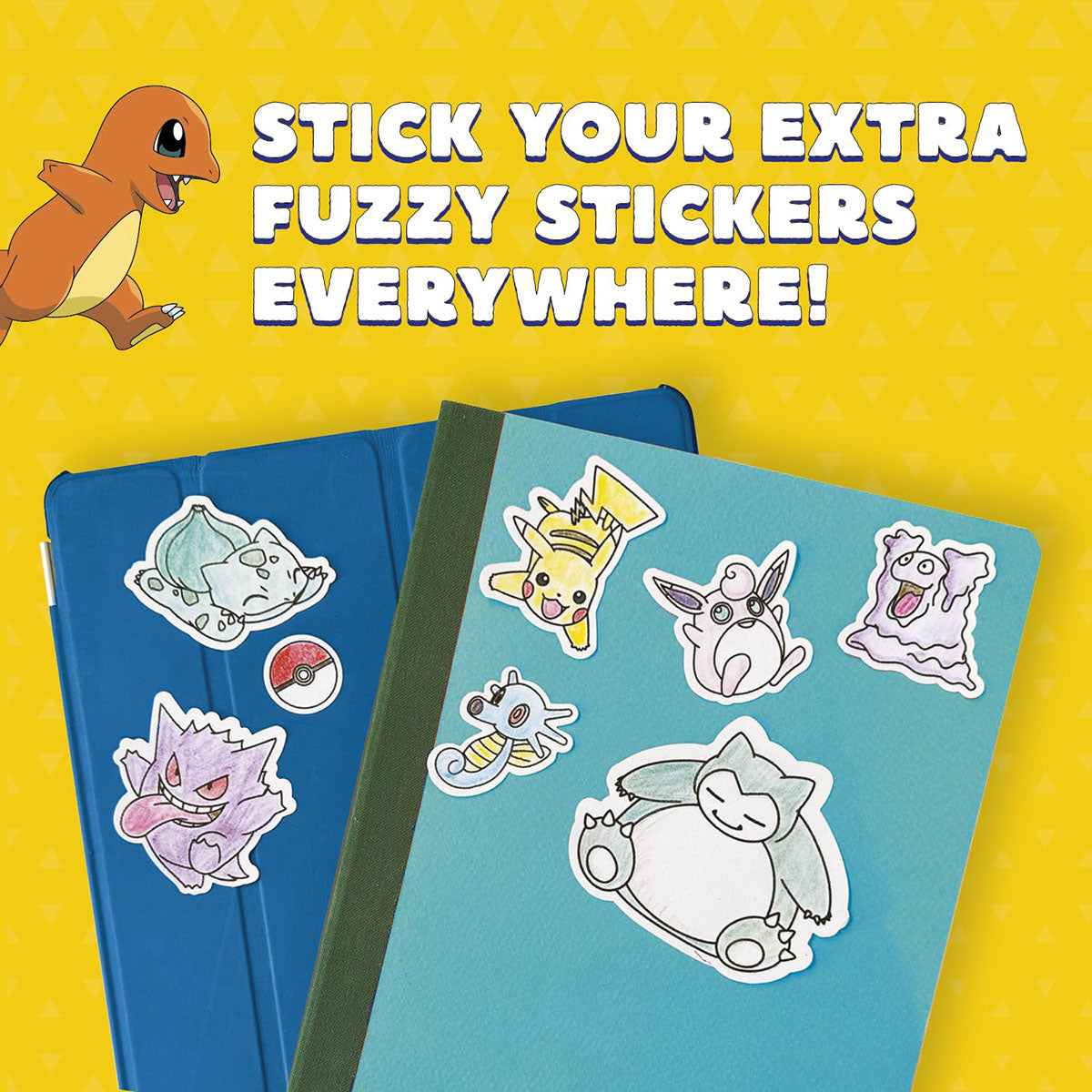 Klutz Pokémon Color Your Own Fuzzy Stickers