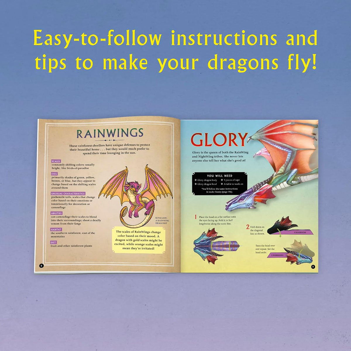 Klutz Wings of Fire Folded Flyers