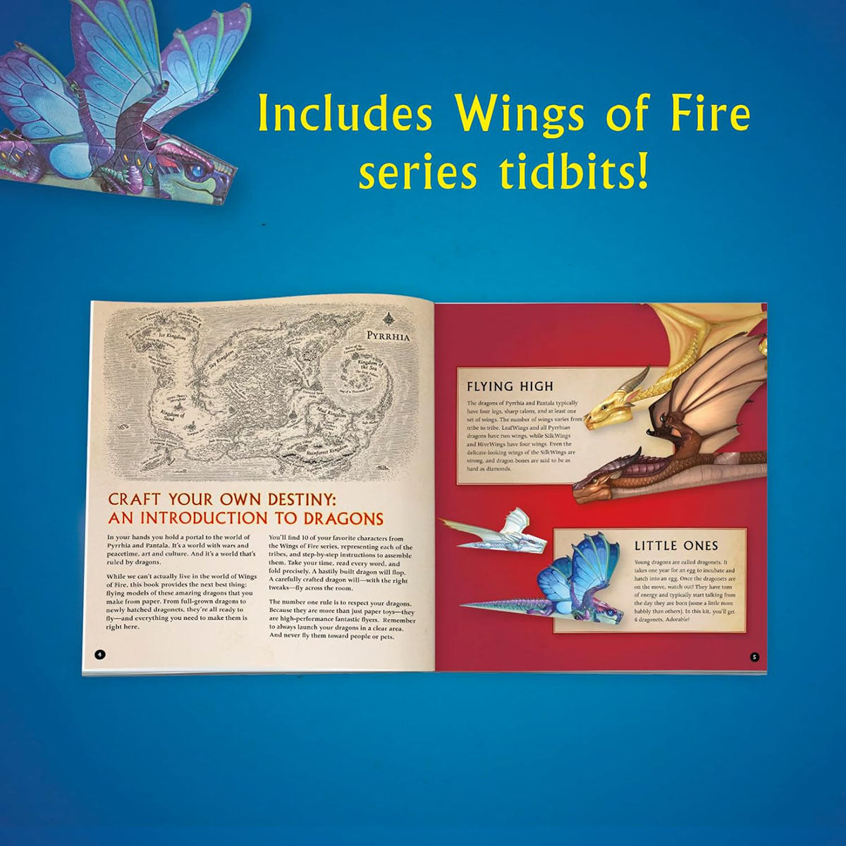 Klutz Wings of Fire Folded Flyers