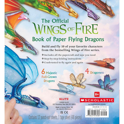 Klutz Wings of Fire Folded Flyers