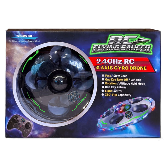 Leading Edge RC Flying Saucer Gyro Drone