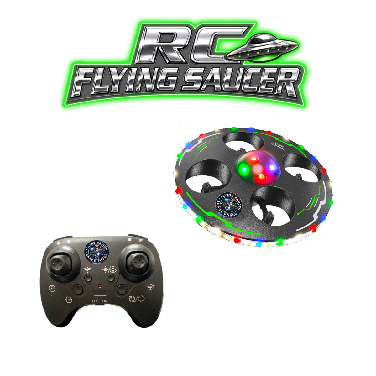 Leading Edge RC Flying Saucer Gyro Drone
