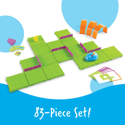 Learning Resources Code & Go Robot Mouse STEM activity set has 83 pieces
