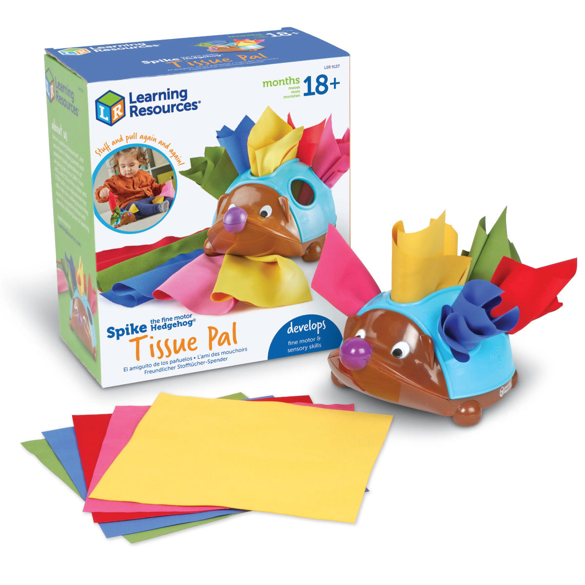 Learning Resources Spike the Fine Motor Hedgehog Tissue Pal