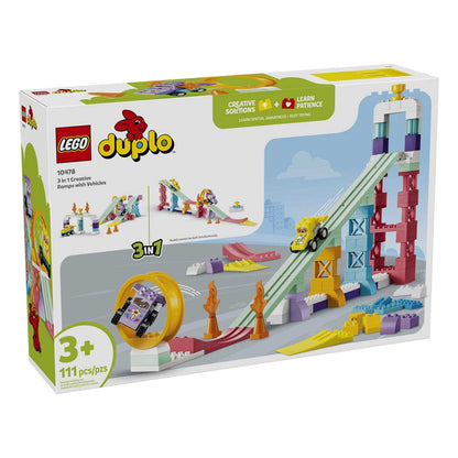 LEGO DUPLO 3 in 1 Creative Ramps with Vehicles