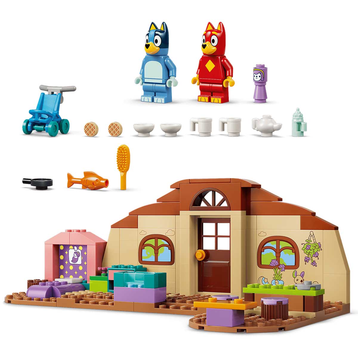 LEGO BLUEY School with Rusty and Bluey