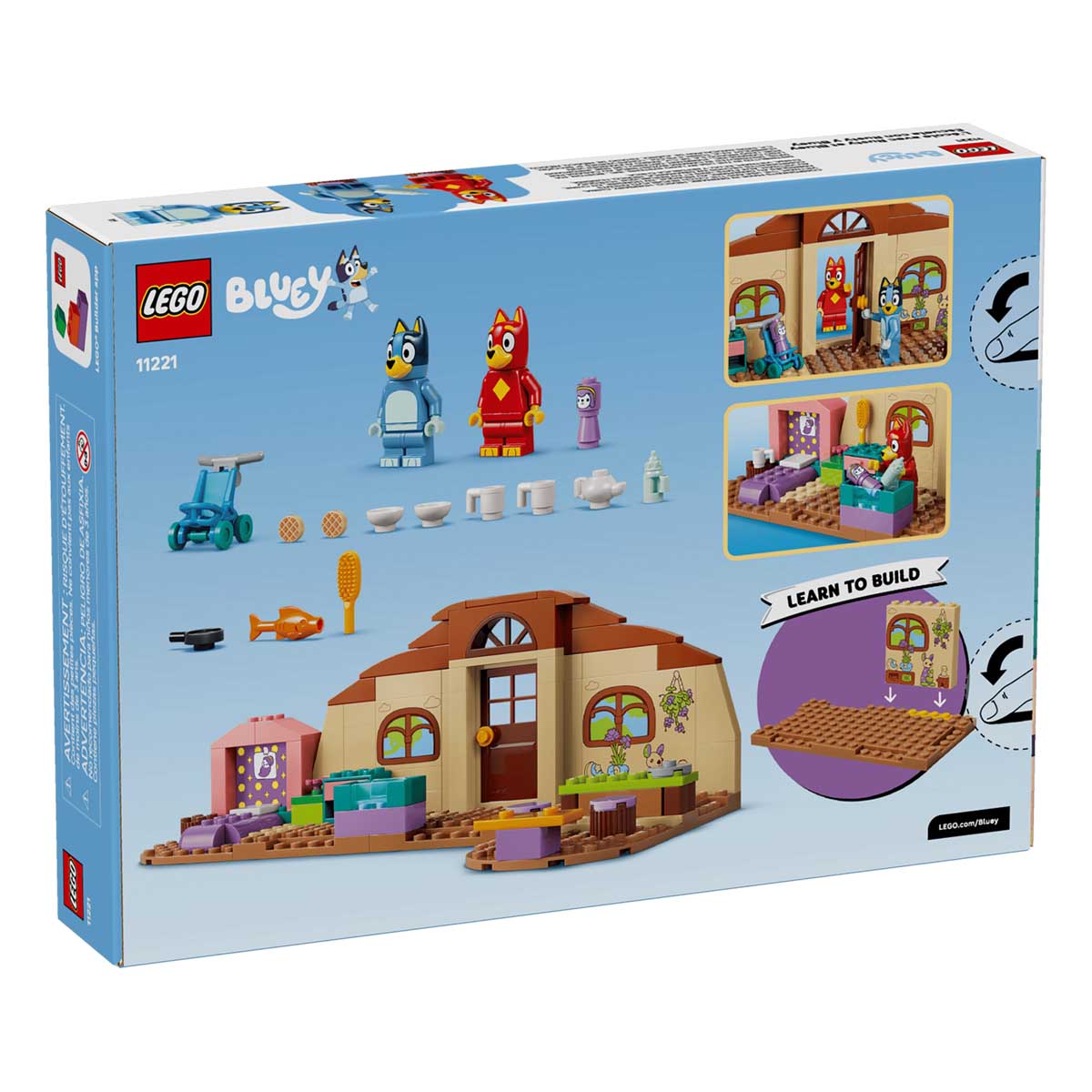 LEGO BLUEY School with Rusty and Bluey