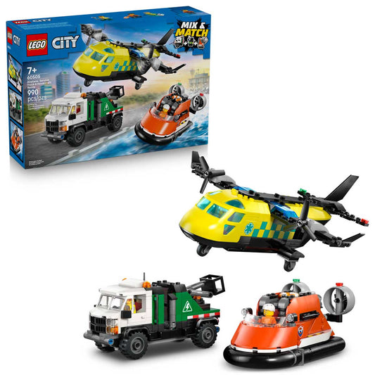 LEGO - CITY Mix & Match Airplane, Service Truck and Hovercraft Remix