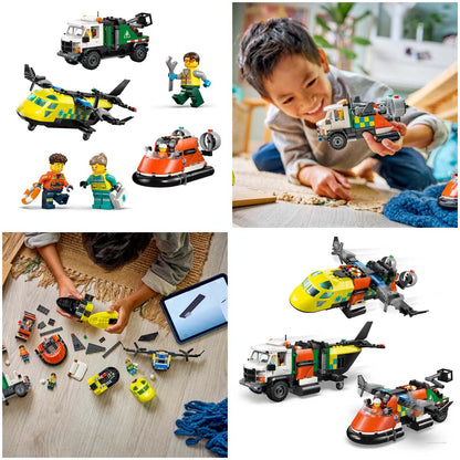 LEGO - CITY Mix & Match Airplane, Service Truck and Hovercraft Remix
