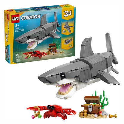 LEGO - CREATOR 3 in 1 Fierce Shark with a Treasure Chest