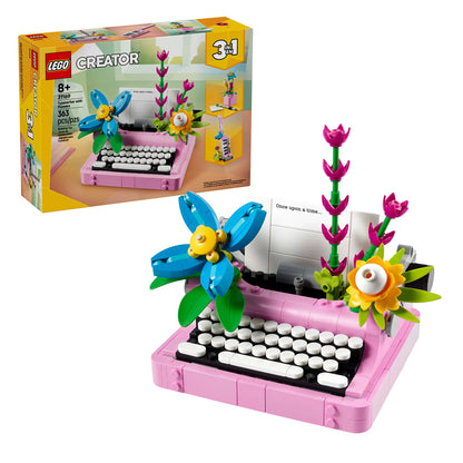 LEGO Creator 3 in 1 Typewriter with Flowers